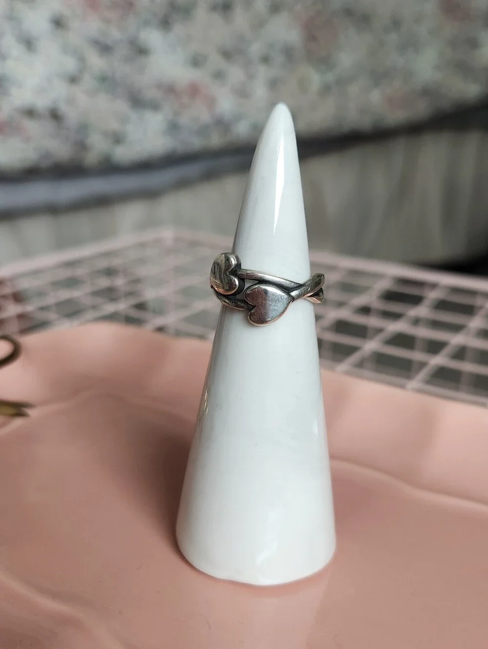Sz 5 James Avery Hearts Entwined Ring
